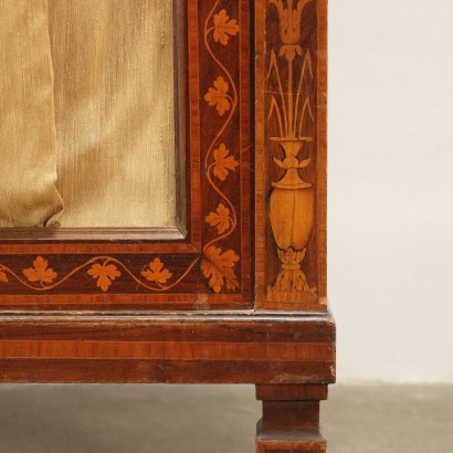Bücherschrank im Neoklassizistischen Stil Holz Italien XX Jhd