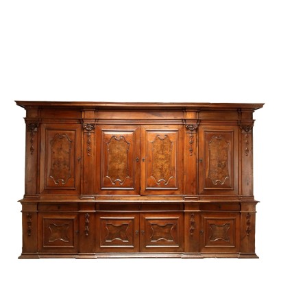 antiquariato, credenza, antiquariato credenza, credenza antica, credenza antica italiana, credenza di antiquariato, credenza neoclassica, credenza del 800,Mobile Archivio a Doppio Corpo