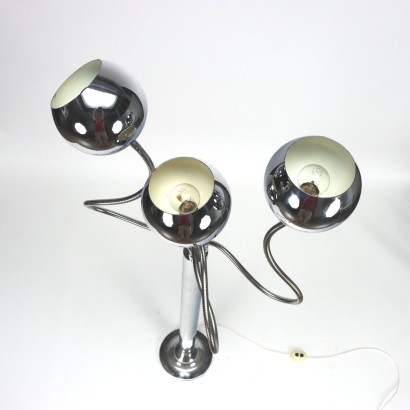 Reggiani Floor Lamp Chromed Metal Italy 1960s-1970s