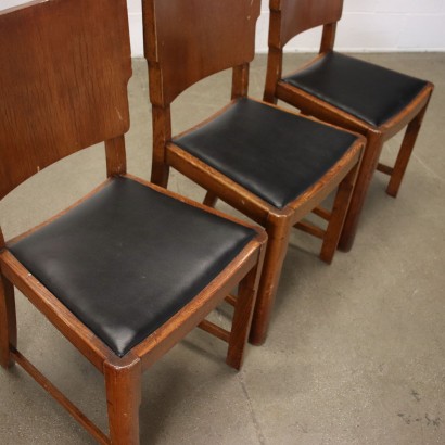 Group of 4 Chairs Foam Italy 1940s