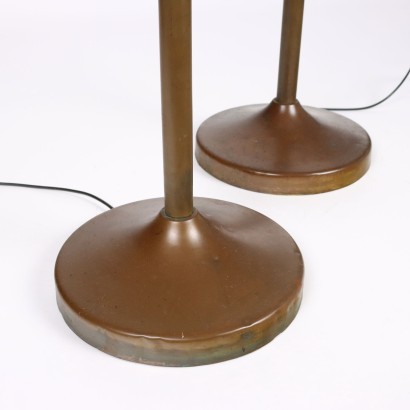 Pair of Lamps Luminator Brass Italy 1940s