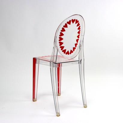 Chaise Kartell Victoria Ghost Polycarbonate Italie Années 2000