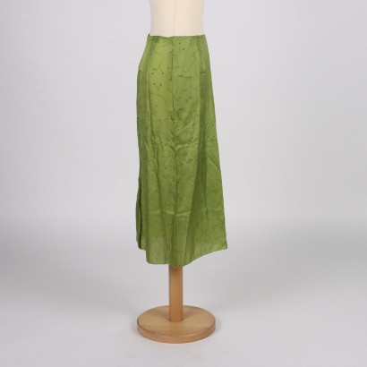 Aspesi Vintage Skirt Silk Size 10 Italy