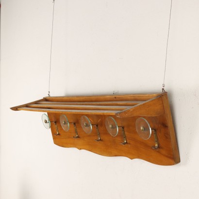 Wall Coat Hanger Poplar Italy 1950s