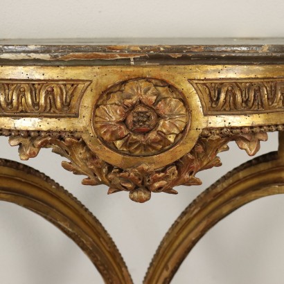 Neoclassical Console Wood Italy XVIII Century