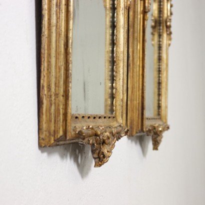 Pair of Mirrors Glass Italy XX Century