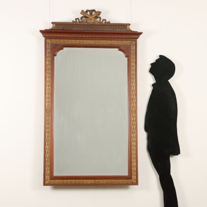 Ducrot Mirror Mahogany Italy XX Century