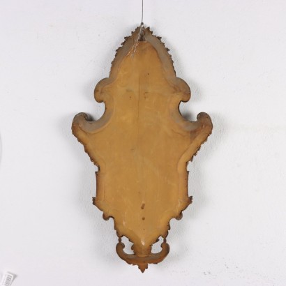 Paar Spiegel Barockstil Holz Italien XIX-XX Jhd