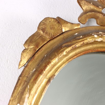 antigüedades, espejo, espejo antigüedades, espejo antiguo, espejo italiano antiguo, espejo antiguo, espejo neoclásico, espejo siglo XIX - antigüedades, marco, marco antiguo, marco antiguo, marco italiano antiguo, marco antiguo, marco neoclásico, marco siglo XIX, espejo Oval en madera dorada