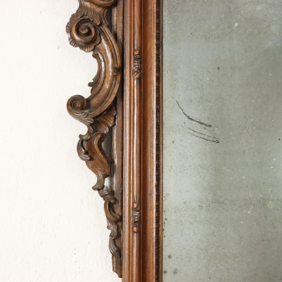 Baroque Style Mirror Glass Italy XIX Century