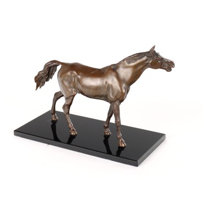 Horse Bronze Sculpture Italy XX Century