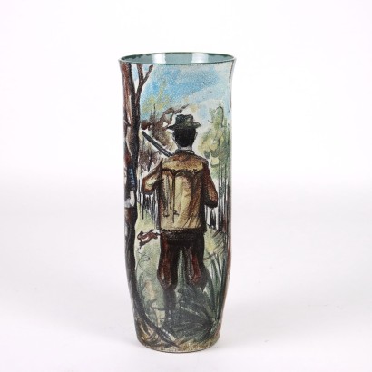 S. Giorgio Man. Vase Ceramic Italy XX Century