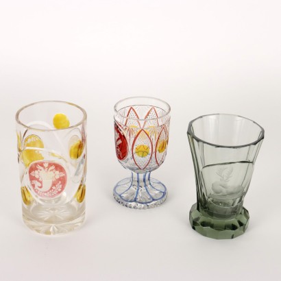 Group of 12 Glasses Glass Europe XIX Century