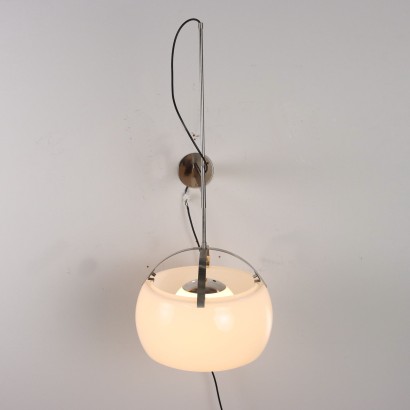 Artemide Omega Lampe Laiton Italie Années 1960-1970