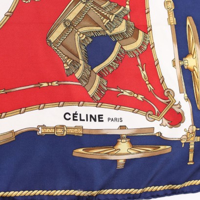 Vintage Foulard Celine Seide Frankreich