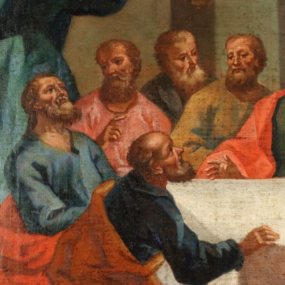 Religious Subject Oil on Canvas Italy XVIII Century