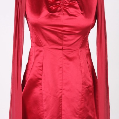 Vintage Kleid Seide Gr. S Italien 1950er