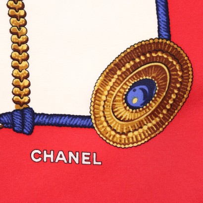 Vintage Chanel Scarf Silk France