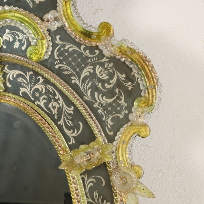 antiquités, miroir, miroir ancien, miroir ancien, miroir italien ancien, miroir ancien, miroir néoclassique, miroir du 19ème siècle - antiquités, cadre, cadre ancien, cadre ancien, cadre italien ancien, cadre ancien, cadre néoclassique, cadre 19ème siècle, Miroir de Murano