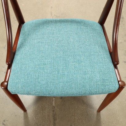 Group of Six Chairs Uldum Furniture Factory 16 Teak Denmark 1960s