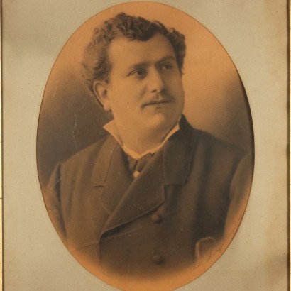 Paire de Portraits Crayon sur Papier Italie 1883