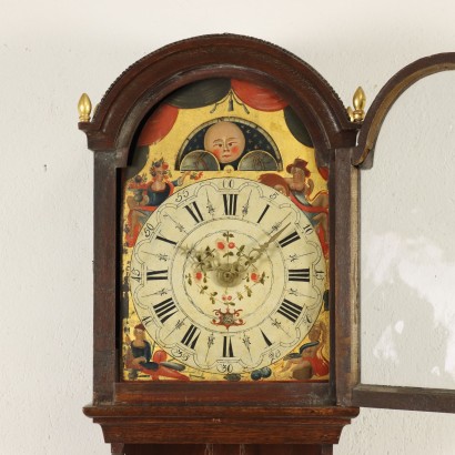 antiguo, reloj, reloj antiguo, reloj antiguo, reloj italiano antiguo, reloj antiguo, reloj neoclásico, reloj del siglo xix, reloj de abuelo, reloj de pared, reloj de pared de fase lunar