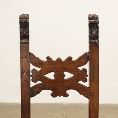 Group of 6 Baroque Chairs Walnut Italy XVIII Century