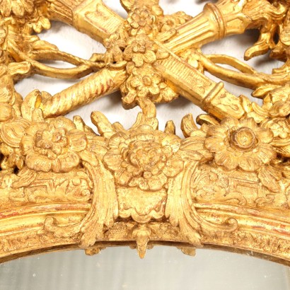 Miroir Néoclassique Chêne France XVIII Siècle