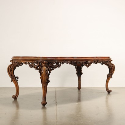 antiguo, mesa, mesa antigua, mesa antigua, mesa italiana antigua, mesa antigua, mesa neoclásica, mesa del siglo XIX, mesa estilo Chippendale