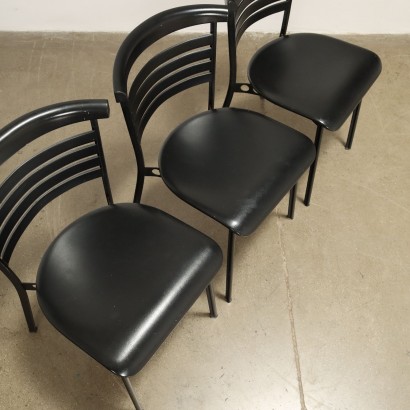 Group of 4 Chairs Sorgente del Mobile Lola Polyurethane Italy 1980s