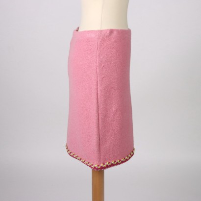 Vintage Skirt Moschino Cotton Size 14 Italy