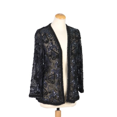Vintage Jacket Silk Size 14 Italy