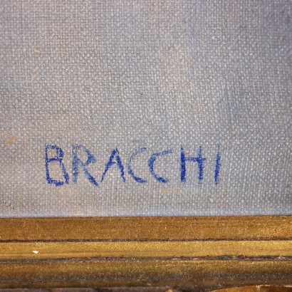Luigi Bracchi ,Marina con scorcio portuale,Luigi Bracchi,Luigi Bracchi,Luigi Bracchi,Luigi Bracchi