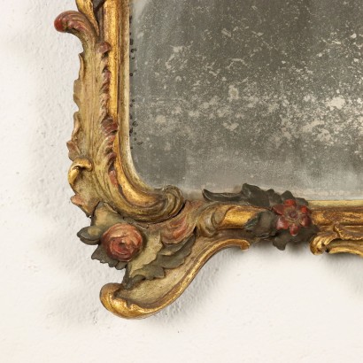 Miroir Verre Italie XIX Siècle