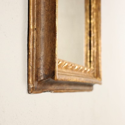 antiguo, espejo, espejo antiguo, espejo antiguo, espejo italiano antiguo, espejo antiguo, espejo neoclásico, espejo del siglo XIX - antigüedades, marco, marco antiguo, marco antiguo, marco italiano antiguo, marco antiguo, marco neoclásico, marco del siglo XIX, Espejo en Madera Dorada