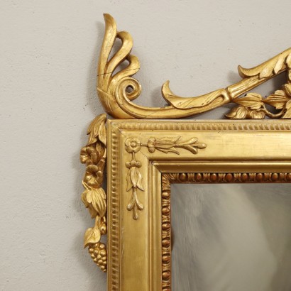 antiguo, espejo, espejo antiguo, espejo antiguo, espejo italiano antiguo, espejo antiguo, espejo neoclásico, espejo del siglo XIX - antigüedades, marco, marco antiguo, marco antiguo, marco italiano antiguo, marco antiguo, marco neoclásico, marco del siglo XIX, Espejo ecléctico