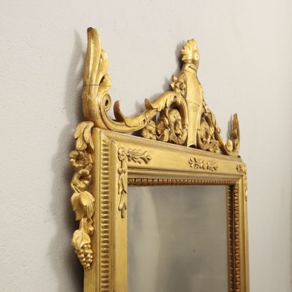 antiguo, espejo, espejo antiguo, espejo antiguo, espejo italiano antiguo, espejo antiguo, espejo neoclásico, espejo del siglo XIX - antigüedades, marco, marco antiguo, marco antiguo, marco italiano antiguo, marco antiguo, marco neoclásico, marco del siglo XIX, Espejo ecléctico