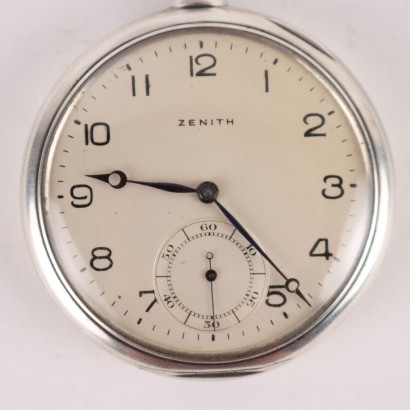 Zenith Pocket Watch Silver Switzerland XX Century