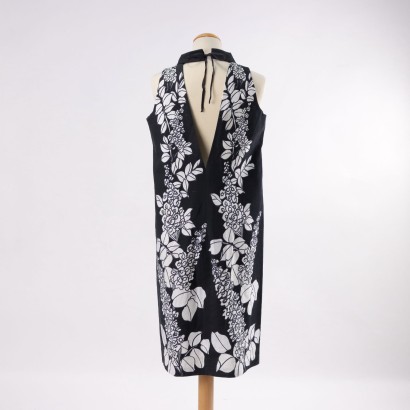 Vintage Dress Cotton Size 14 Italy 1980s-1990s