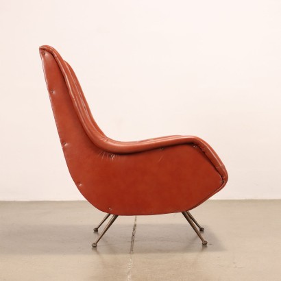 Armchair Fake Leather Italy 1950s-1960