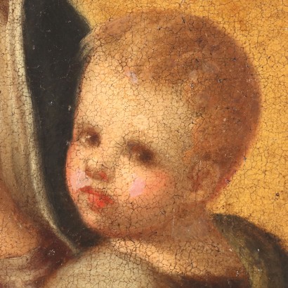 Oil on Canvas Religious Subject Italy XVII-XVIII Century