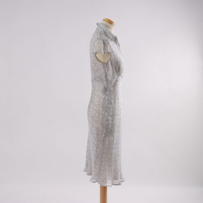 Blunauta Vintage Kleid Seide Gr. 44 Italien