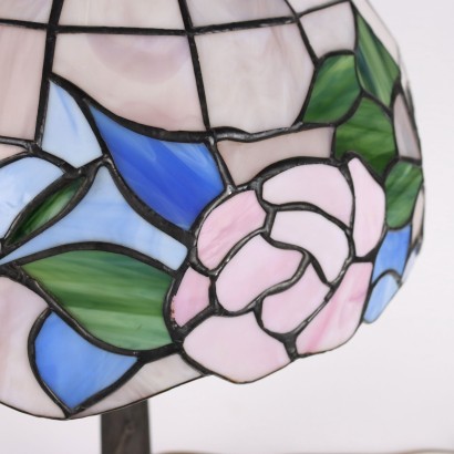 Tiffany Style Table Lamp Glass Italy XX Century