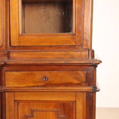 Umbertine Bookcase Walnut Italy XIX Century