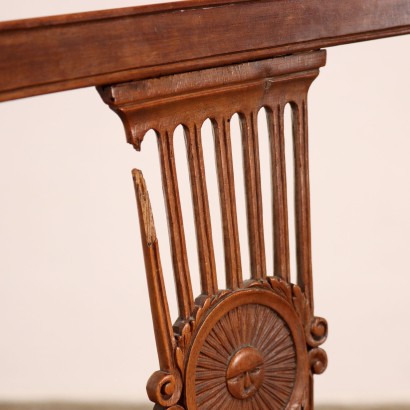 antigüedades, silla, sillas antiguas, silla antigua, silla italiana antigua, silla antigua, silla neoclásica, silla del siglo XIX, par de sillas neoclásicas