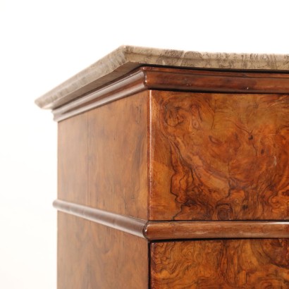 Chippendale Style Chest of Drawers Walnut Italy XX Century