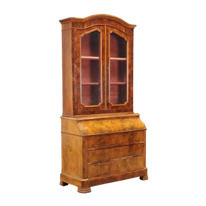 Bookcase with Flap Walnut France XIX Century