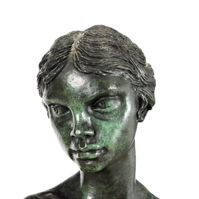 M. Tommasi Skulptur Bronze Italien 1960er