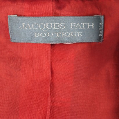 Veste Vintage Jacques Fath Tartan Taille 44 France Années 1990