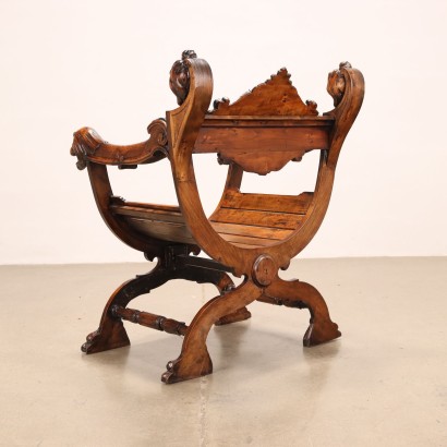 Neo-Renaissance Style Chair Beech Italy XX Century